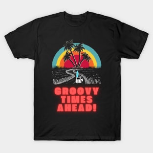 80's Retro Old School Vibes - Groovy T-Shirt